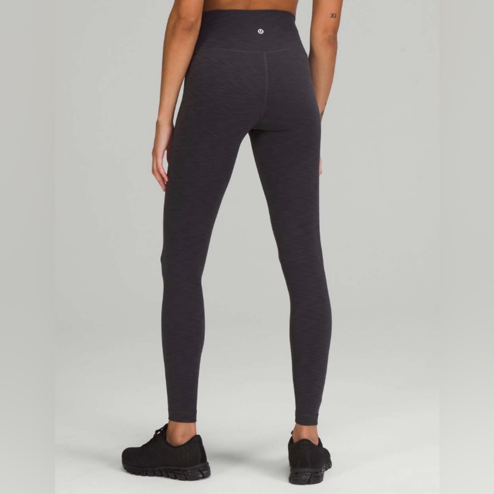 Lululemon Wunder Train High-Rise Tight 28" in Heathered Graphite Grey